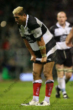 Jerry Collins of the Barbarians. Barbarians v South Africa, Twickenham, Rugby Union, 1/12/2007. © Matthew Impey / Wiredphotos.co.uk . tel: 07789 130 347 e: matt@wiredphotos.co.uk